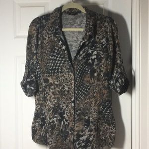 Amici Animal Print Top